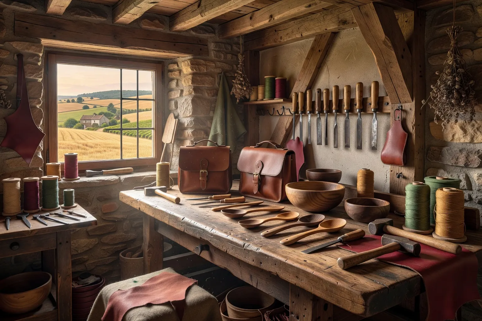 Artisanat et savoir-faire traditionnel du Forez rural