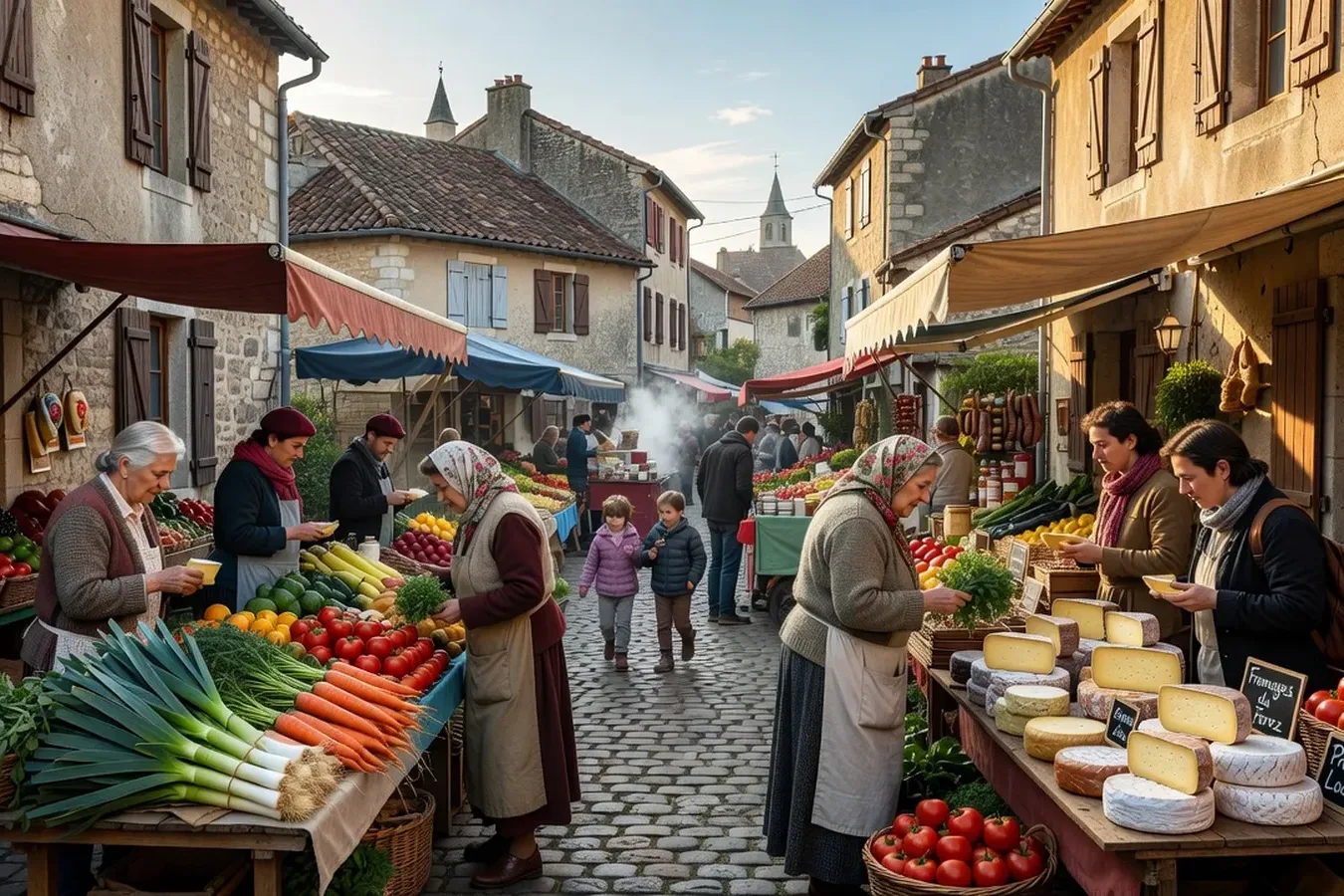 Marchés et foires du Forez : entretien avec un producteur sur les circuits courts