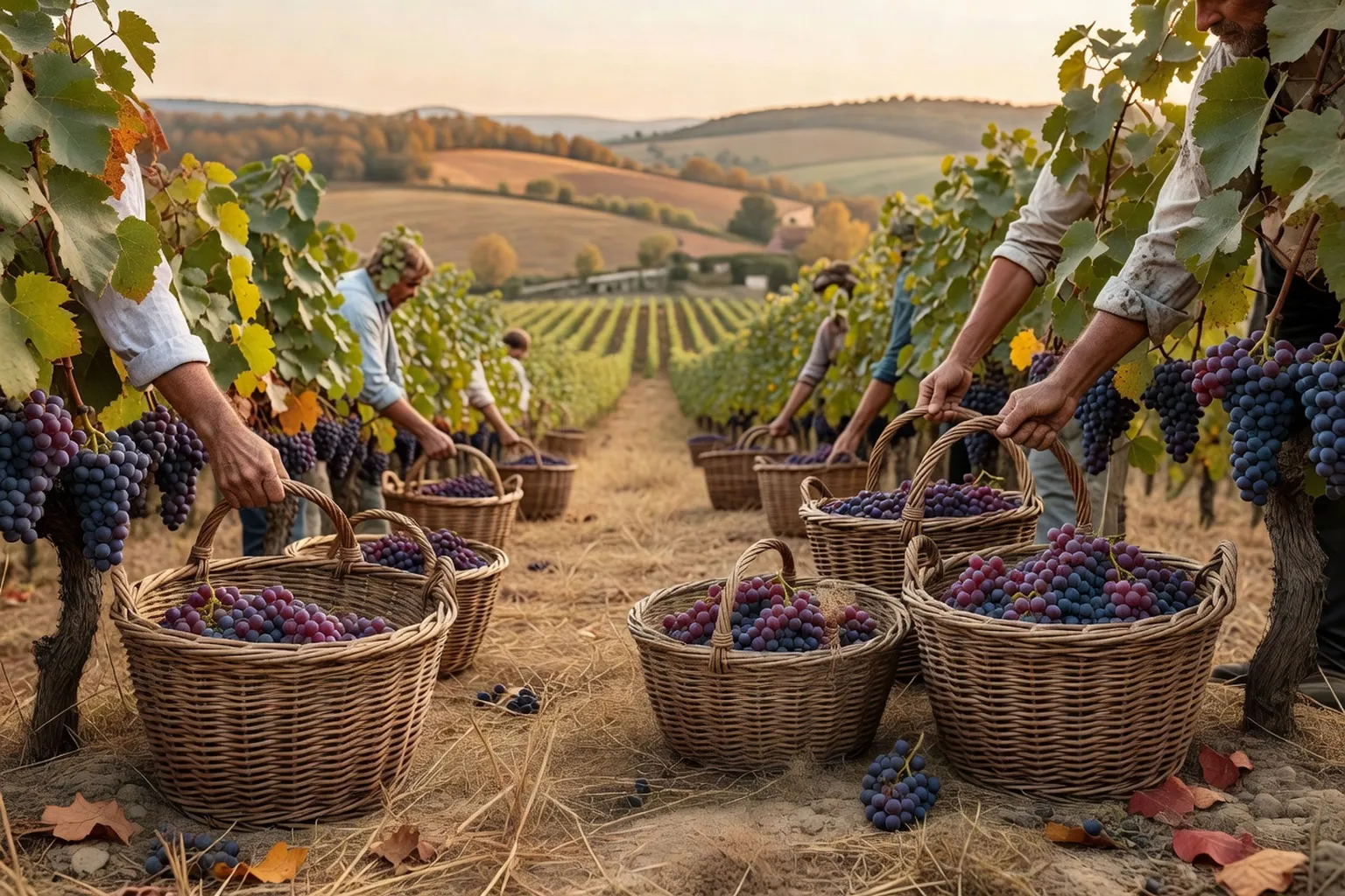 Vendanges dans le Forez : entretien avec un vigneron sur le geste et la tradition
